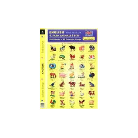 4. Farm Animals & Pets - Find the pair game (Bilingual Polish-English Memory Cards)