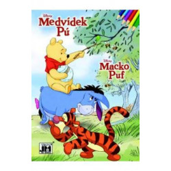 Winnie the Pooh Colouring Booklet / Omalovanka Medvidek Pu