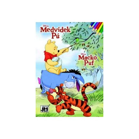 Winnie the Pooh Colouring Booklet / Omalovanka Medvidek Pu