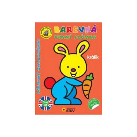 My First English Words Colouring Book - Rabbit / Omalovanka Kralik